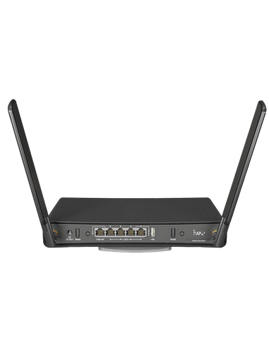 Router fără fir MikroTik hAP AC3, Negru