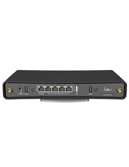 Router fără fir MikroTik hAP AC3, Negru