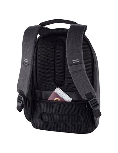 Rucsac pentru Laptop Bobby Hero Small, 13.3", Piele artificială, Negru