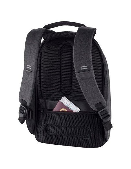 Rucsac pentru Laptop Bobby Hero Small, 13.3", Piele artificială, Negru