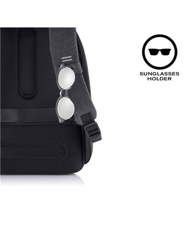Rucsac pentru Laptop Bobby Hero Small, 13.3", Piele artificială, Negru