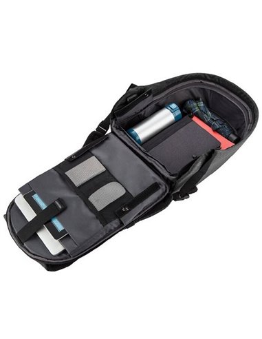 Rucsac pentru Laptop Bobby Hero Small, 13.3", Piele artificială, Negru