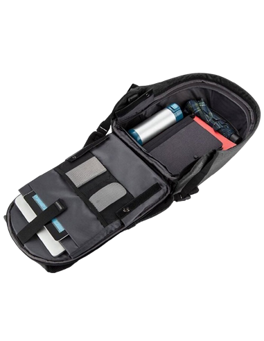 Rucsac pentru Laptop Bobby Hero Small, 13.3", Piele artificială, Negru