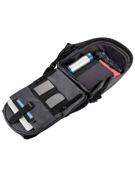 Rucsac pentru Laptop Bobby Hero Small, 13.3", Piele artificială, Negru