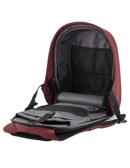 Rucsac pentru Laptop Bobby Hero Small, 13.3", Piele artificială, Roșu