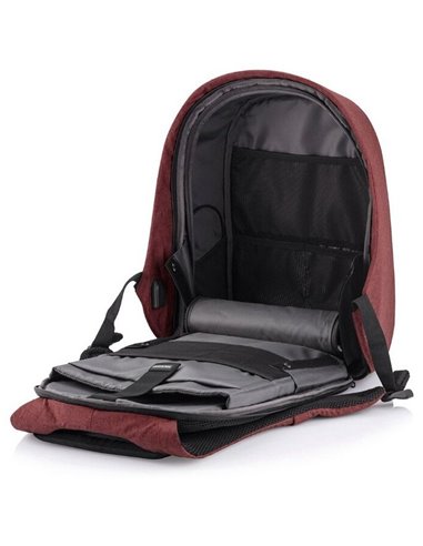 Rucsac pentru Laptop Bobby Hero Small, 13.3", Piele artificială, Roșu