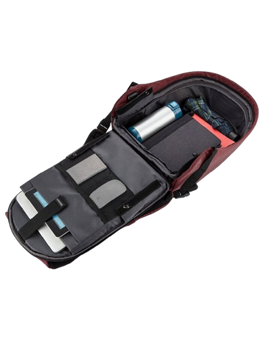 Rucsac pentru Laptop Bobby Hero Small, 13.3", Piele artificială, Roșu