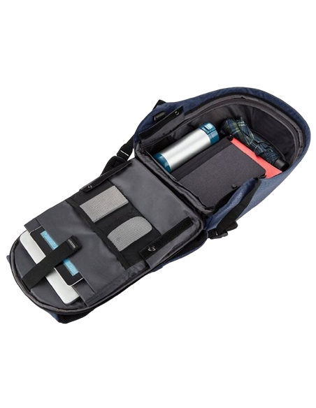 Rucsac pentru Laptop Bobby Hero Small, 13.3", Piele artificială, Albastru închis
