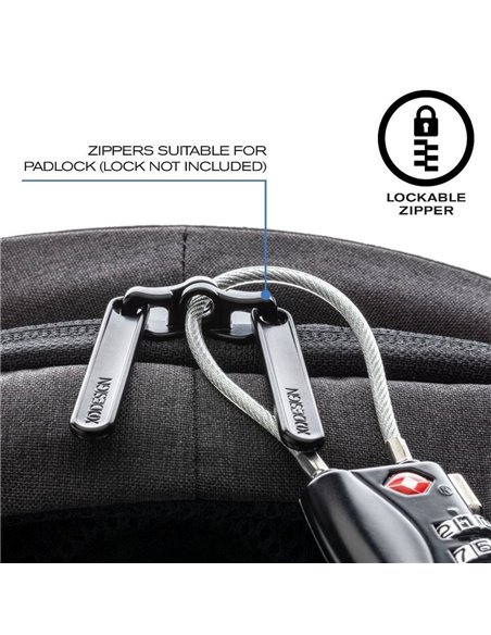 Rucsac pentru Laptop Bobby Hero Small, 13.3", Piele artificială, Albastru închis
