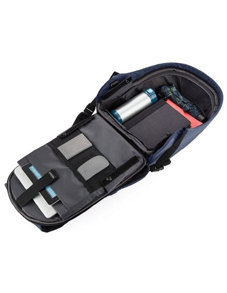 Rucsac pentru Laptop Bobby Hero Small, 13.3", Piele artificială, Albastru închis