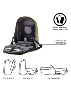 Rucsac pentru Laptop Bobby Hero Small, 13.3", Piele artificială, Negru 2