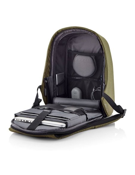 Rucsac pentru Laptop Bobby Hero Small, 13.3", Piele artificială, Negru