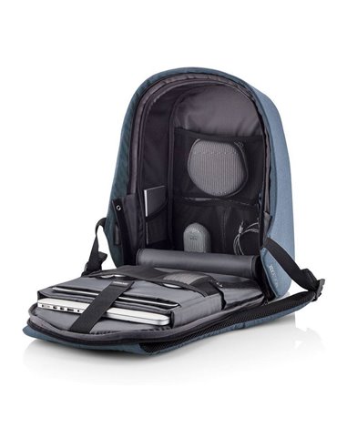 Rucsac pentru Laptop Bobby Hero Small, 13.3", Piele artificială, Albastru