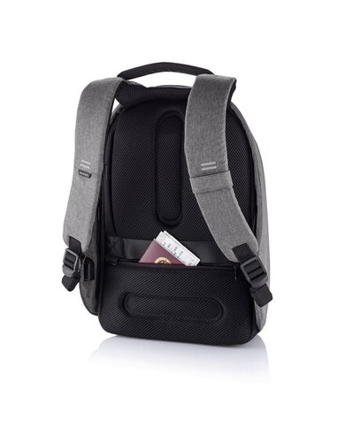 Rucsac pentru Laptop Bobby Hero XL, 17", Piele artificială, Gri