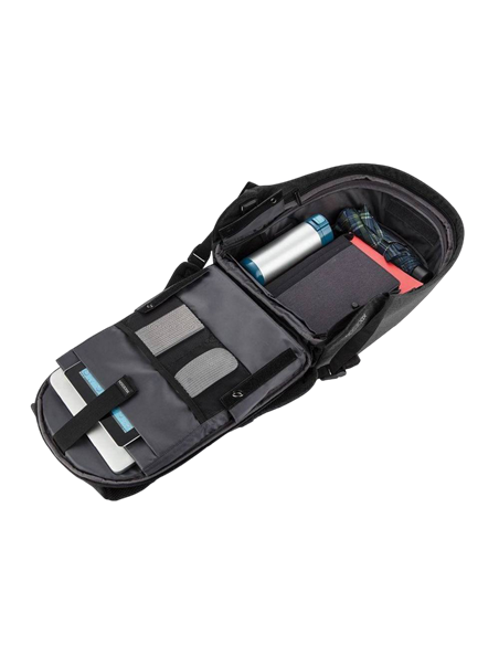 Rucsac pentru Laptop Bobby Hero XL, 17", Piele artificială, Gri