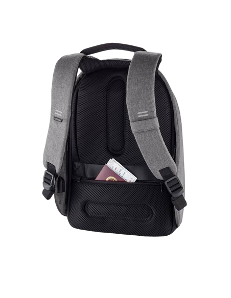 Rucsac pentru Laptop Bobby Hero XL, 17", Piele artificială, Gri