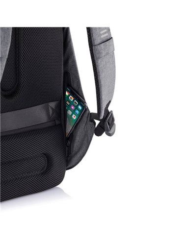 Рюкзак для ноутбука Bobby Hero XL, 17", Искусственная кожа, Серый