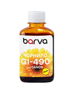 Контейнер с чернилами Barva G490 (Canon G-Series), G490-506 (711), Желтый