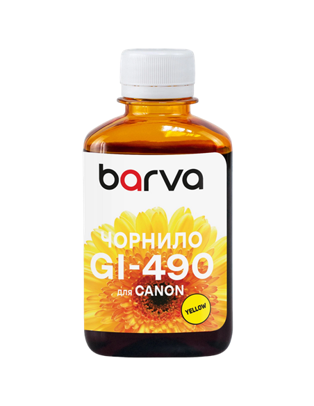 Recipient de cerneală Barva G490 (Canon G-Series), G490-506 (711), Galben