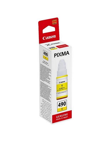 Контейнер с чернилами Barva G490 (Canon G-Series), G490-506 (711), Желтый