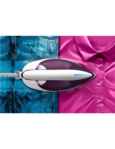 Fier de călcat cu generator de abur PHILIPS PerfectCare Compact Plus GC7933/30, 2400W, Violet