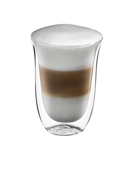 Set de pahare DeLonghi DLSC312, 220 ml 2 buc, Transparent¶