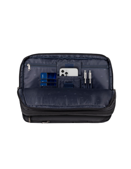 Geantă pentru Laptop RivaCase Central, 16", Poliester, Negru