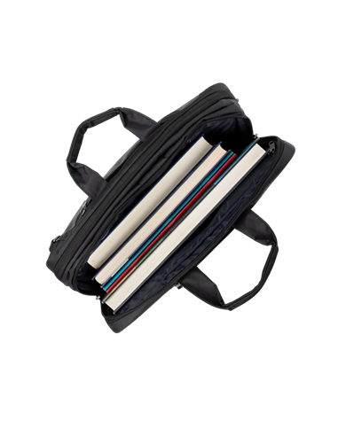 Geantă pentru Laptop RivaCase Central, 16", Poliester, Negru