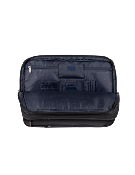 Geantă pentru Laptop RivaCase Central, 16", Poliester, Negru