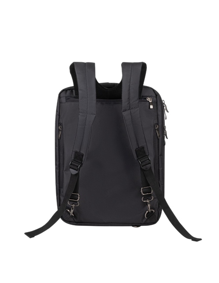 Geantă pentru Laptop RivaCase Central, 16", Poliester, Negru