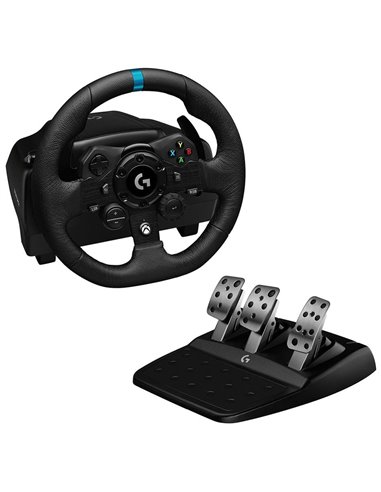 Игровой руль Logitech G923, Чёрный