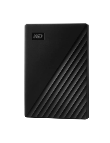 Внешний портативный жесткий диск Western Digital WD My Passport, 4 ТБ, Чёрный (WDBPKJ0040BBK-WESN)