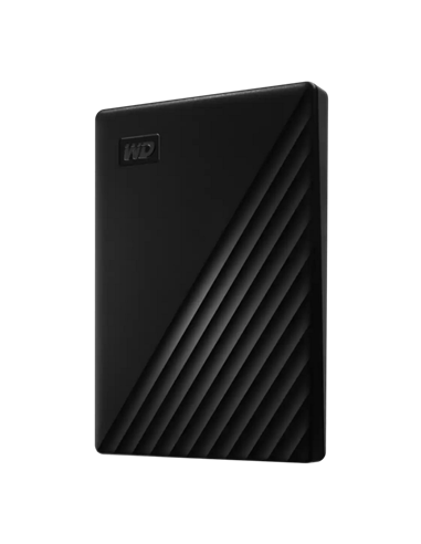 Внешний портативный жесткий диск Western Digital WD My Passport, 4 ТБ, Чёрный (WDBPKJ0040BBK-WESN)