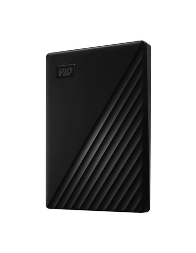 Внешний портативный жесткий диск Western Digital WD My Passport, 4 ТБ, Чёрный (WDBPKJ0040BBK-WESN)