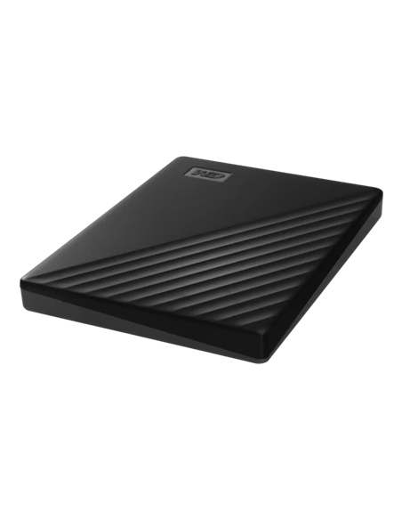 Внешний портативный жесткий диск Western Digital WD My Passport, 4 ТБ, Чёрный (WDBPKJ0040BBK-WESN)