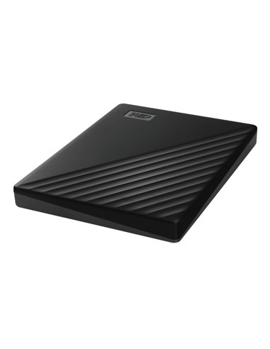 Внешний портативный жесткий диск Western Digital WD My Passport, 4 ТБ, Чёрный (WDBPKJ0040BBK-WESN)