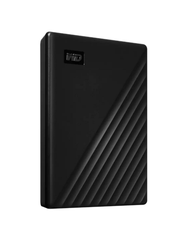 Внешний портативный жесткий диск Western Digital WD My Passport, 4 ТБ, Чёрный (WDBPKJ0040BBK-WESN)