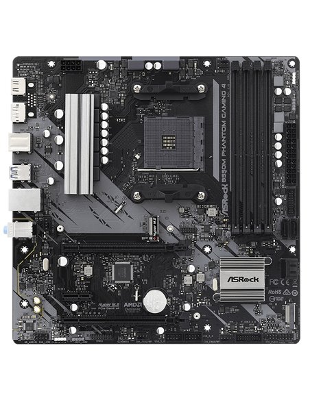 Placă de bază ASRock B550M PHANTOM GAMING 4, AM4, AMD B550, Micro-ATX