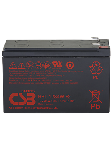 Baterie UPS 12V/   9AH CSB HRL 1234WF2 up to 8 Years