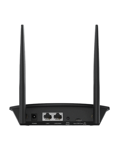 Беспроводной маршрутизатор TP-LINK TL-MR100, 4G, Чёрный