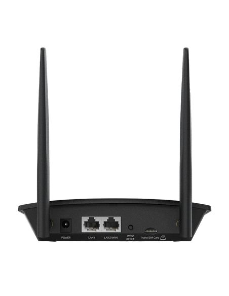 Router fără fir TP-LINK TL-MR100, 4G, Negru