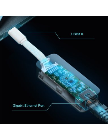 Сетевой адаптер TP-LINK UE300C, Белый