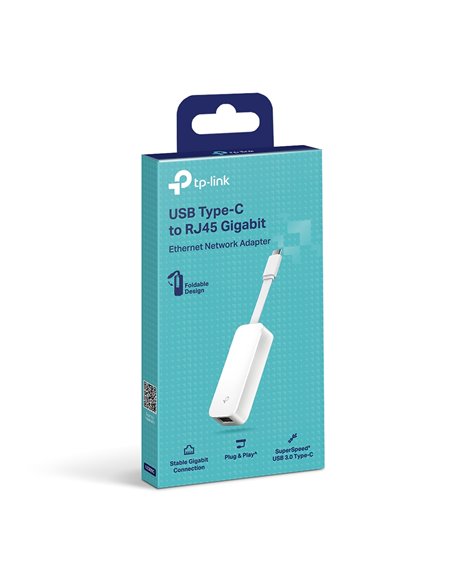 Adaptor de rețea TP-LINK UE300C, Alb