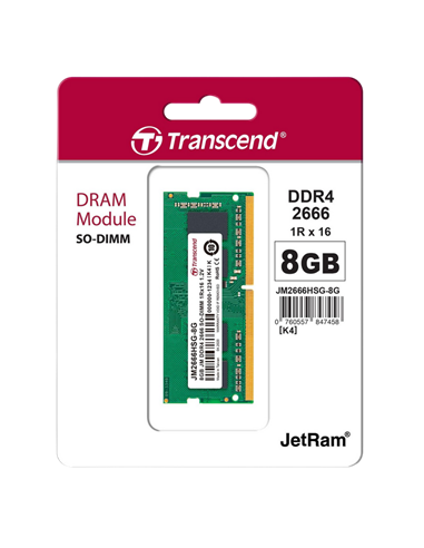 Memorie RAM Transcend JM3200HSG-8G, DDR4 SDRAM, 3200 MHz, 8GB