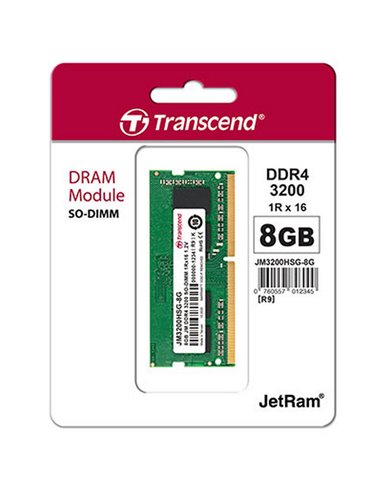 Memorie RAM Transcend JM3200HSG-8G, DDR4 SDRAM, 3200 MHz, 8GB