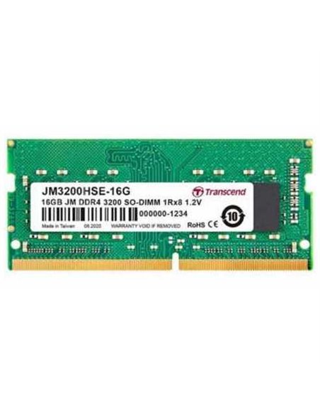 Оперативная память Transcend JM3200HSE-16G, DDR4 SDRAM, 3200 МГц, 16Гб