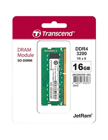 Memorie RAM Transcend JM3200HSE-16G, DDR4 SDRAM, 3200 MHz, 16GB