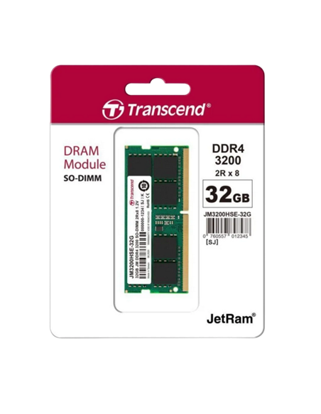 Memorie RAM Transcend JM3200HSE-32G, DDR4 SDRAM, 3200 MHz, 32GB