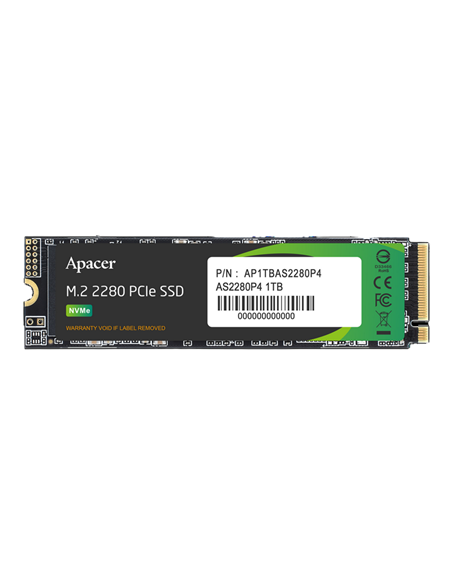 Unitate SSD Apacer AS2280P4, 1000GB, AP1TBAS2280P4-1
