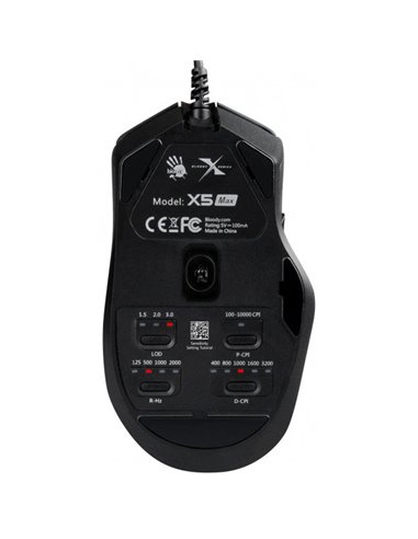 Игровая мышь Bloody X5 Max, Чёрный